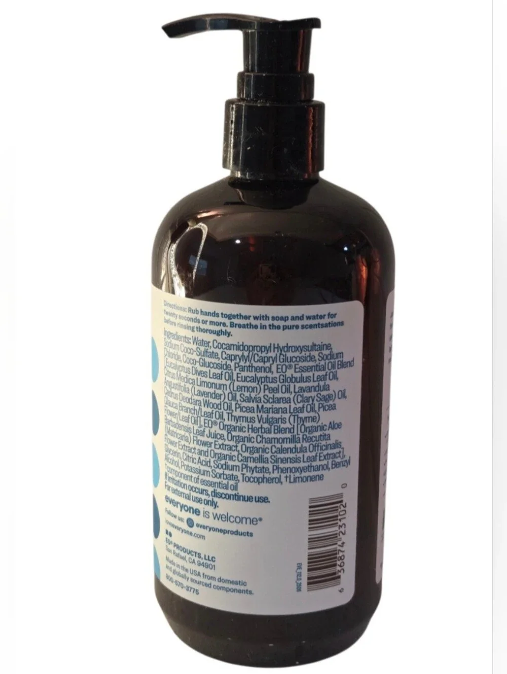 Everyone Pacific Eucalyptus Hand Soap 12.75oz New